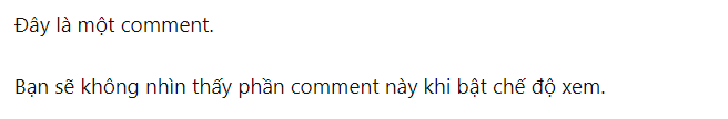 Comment trong obsidian markdown
